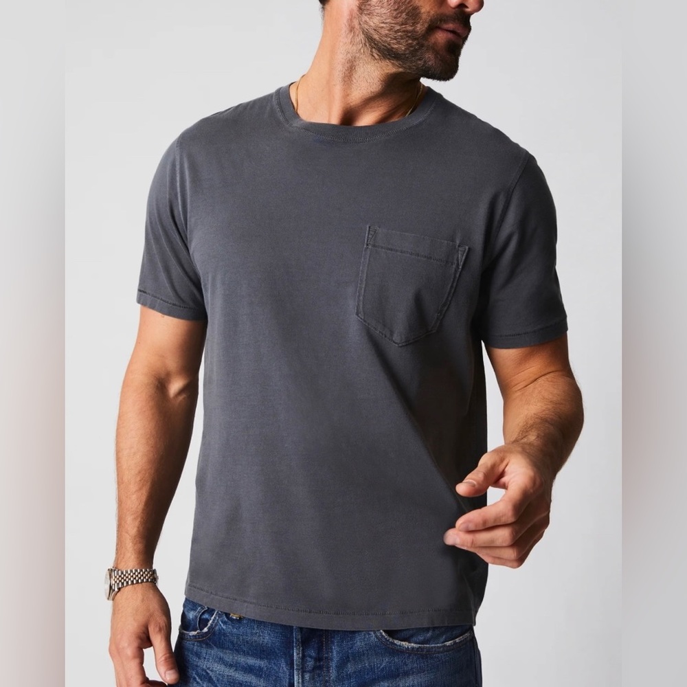 NWT Billy Reid Black Washed Tee Shirt M